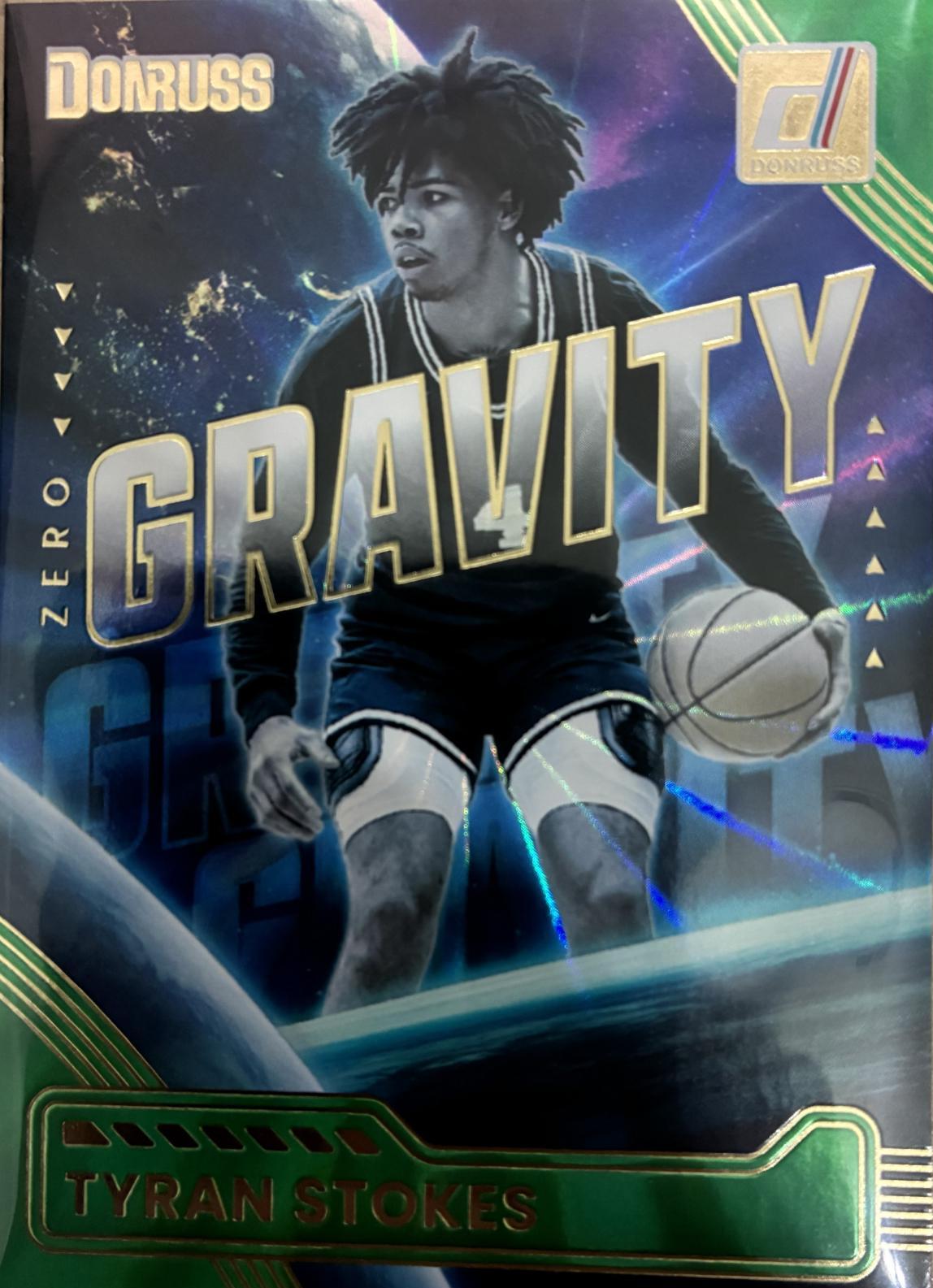 Tyran Stokes #13 2025 Panini Donruss Zero Gravity Basketball
