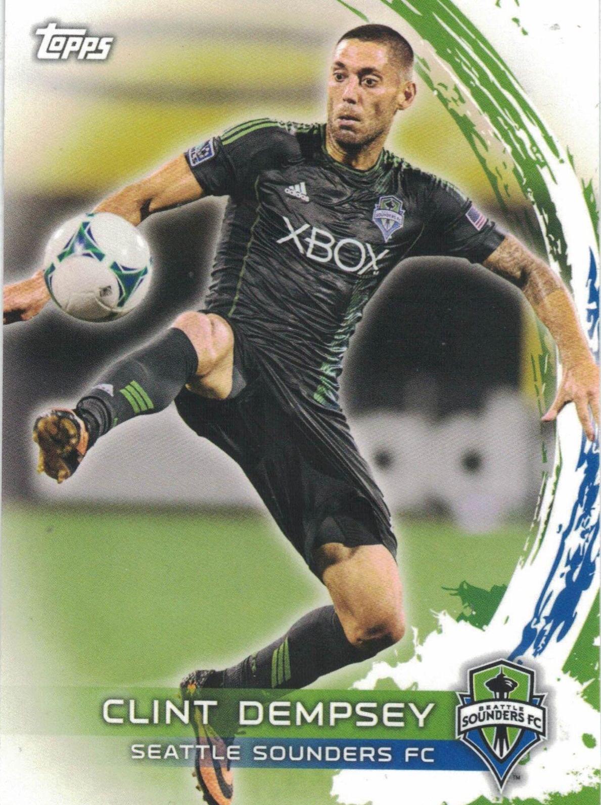 Clint Dempsey #150 Soccer Cards 2014 Topps MLS