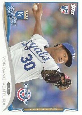 Yordano Ventura #4 Baseball Cards 2014 Topps Opening Day