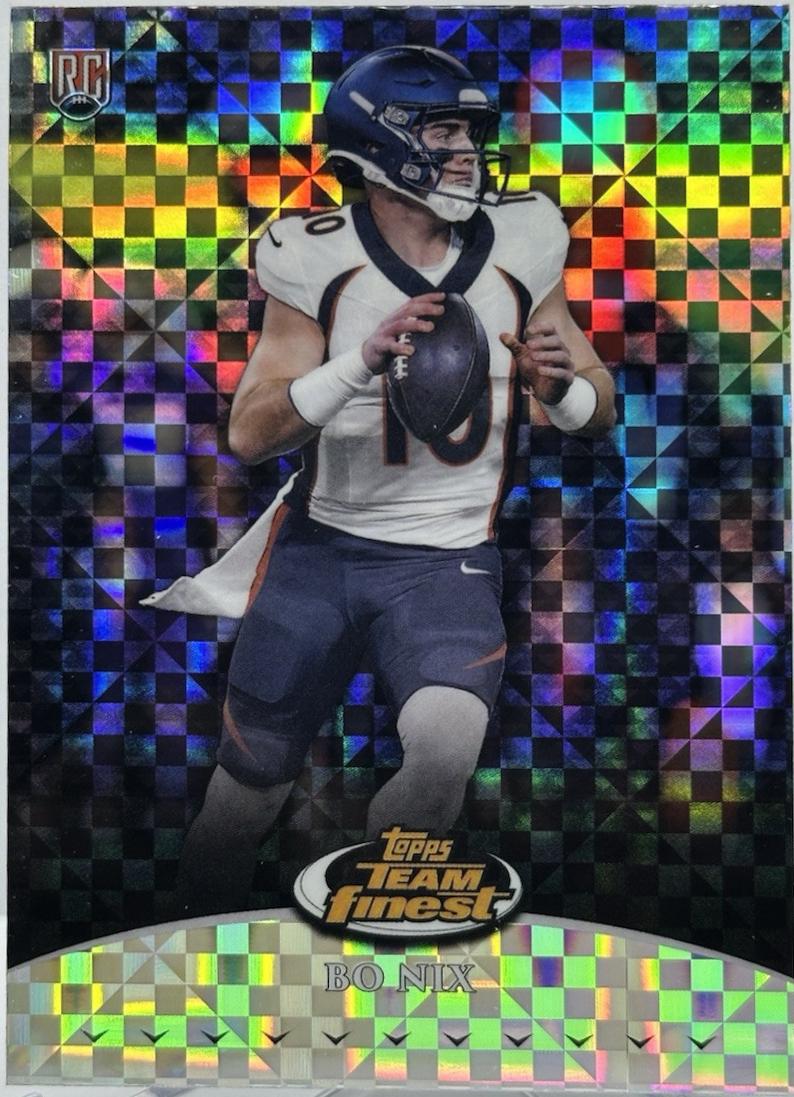 Bo Nix [Checkerboard Refractor] #TF-8