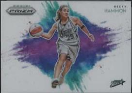 Becky Hammon #7 Basketball Cards 2022 Panini Prizm WNBA Color Blast