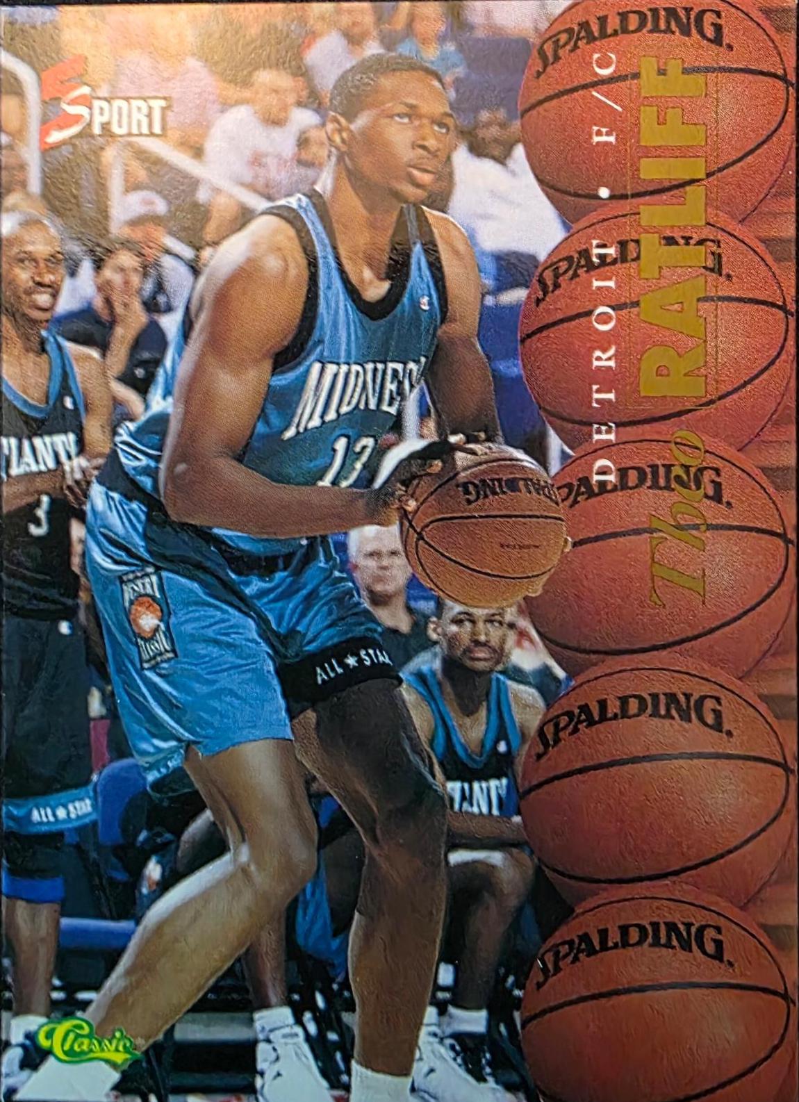 Theo Ratliff #16 1995 Classic 5 Sport Basketball