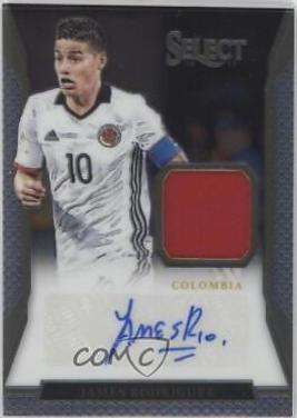 James Rodriguez #JA-JR Soccer Cards 2016 Panini Select Jersey Autographs