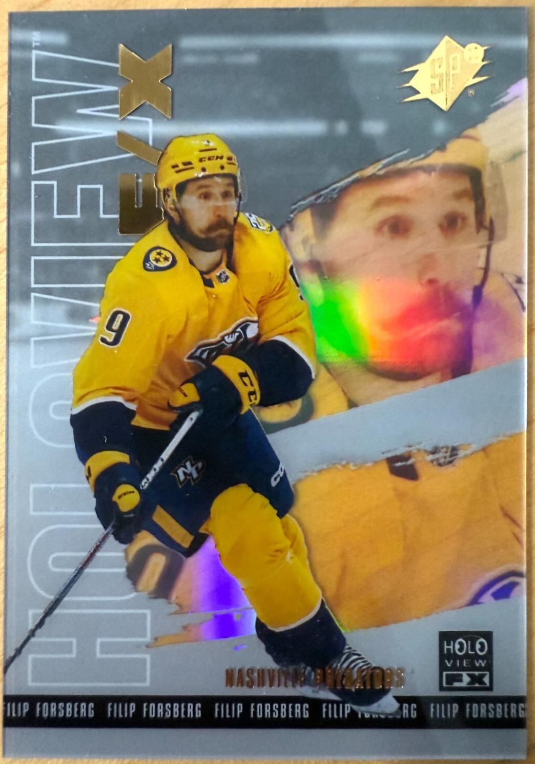 Filip Forsberg #HV-5 Hockey Cards 2024 SPx Holoview FX