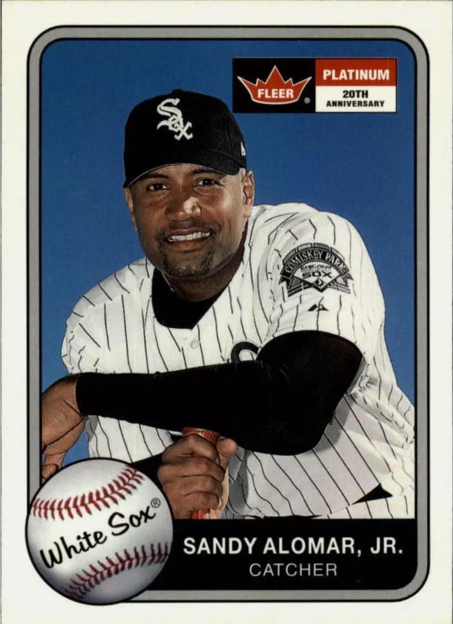 Sandy Alomar, Jr #13 Baseball Cards 2001 Fleer Platinum