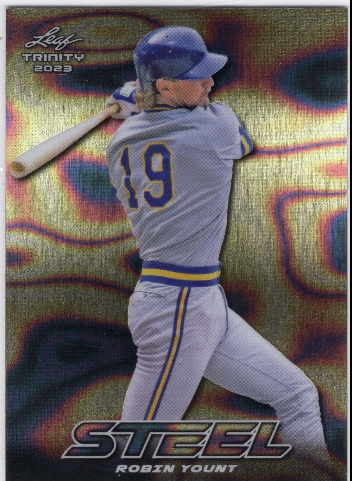 Robin Yount #S-59 2023 Leaf Trinity Steel Baseball