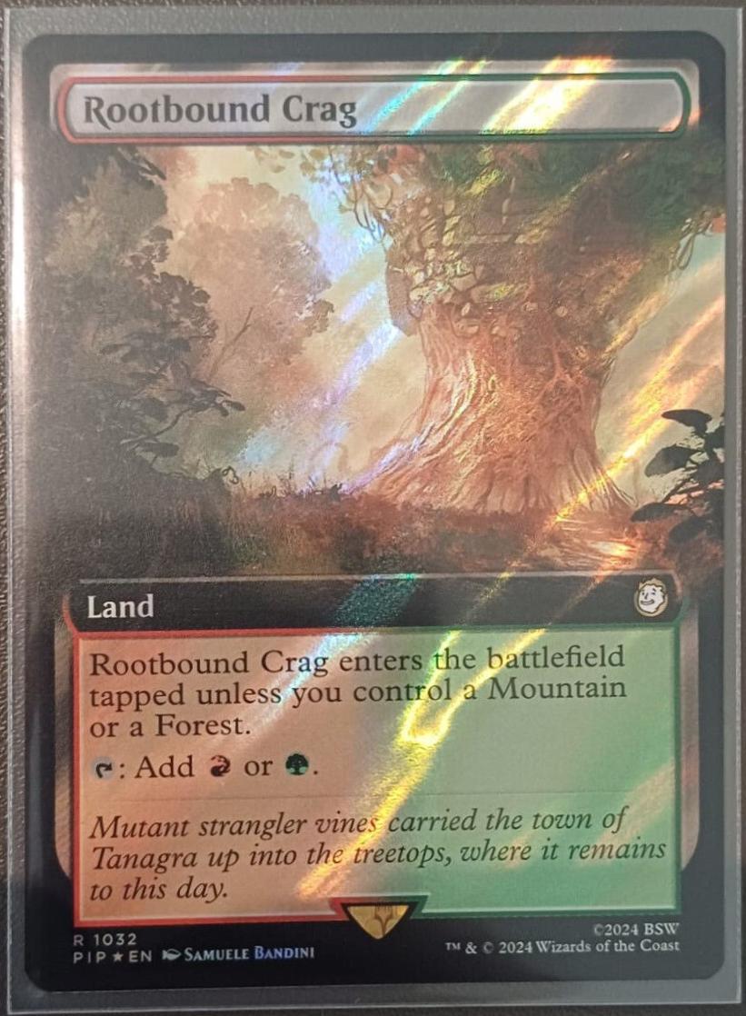 Rootbound Crag [Foil] (Magic Fallout)