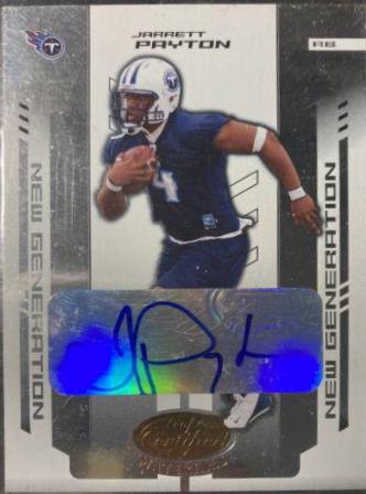Jarrett Payton #173 2004 Leaf Certified Materials Football