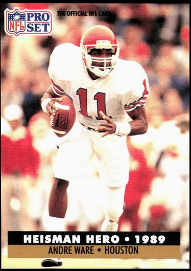 Andre Ware #38 Cover Art