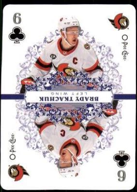 Brady Tkachuk #6 Hockey Cards 2022 O Pee Chee Playing Cards
