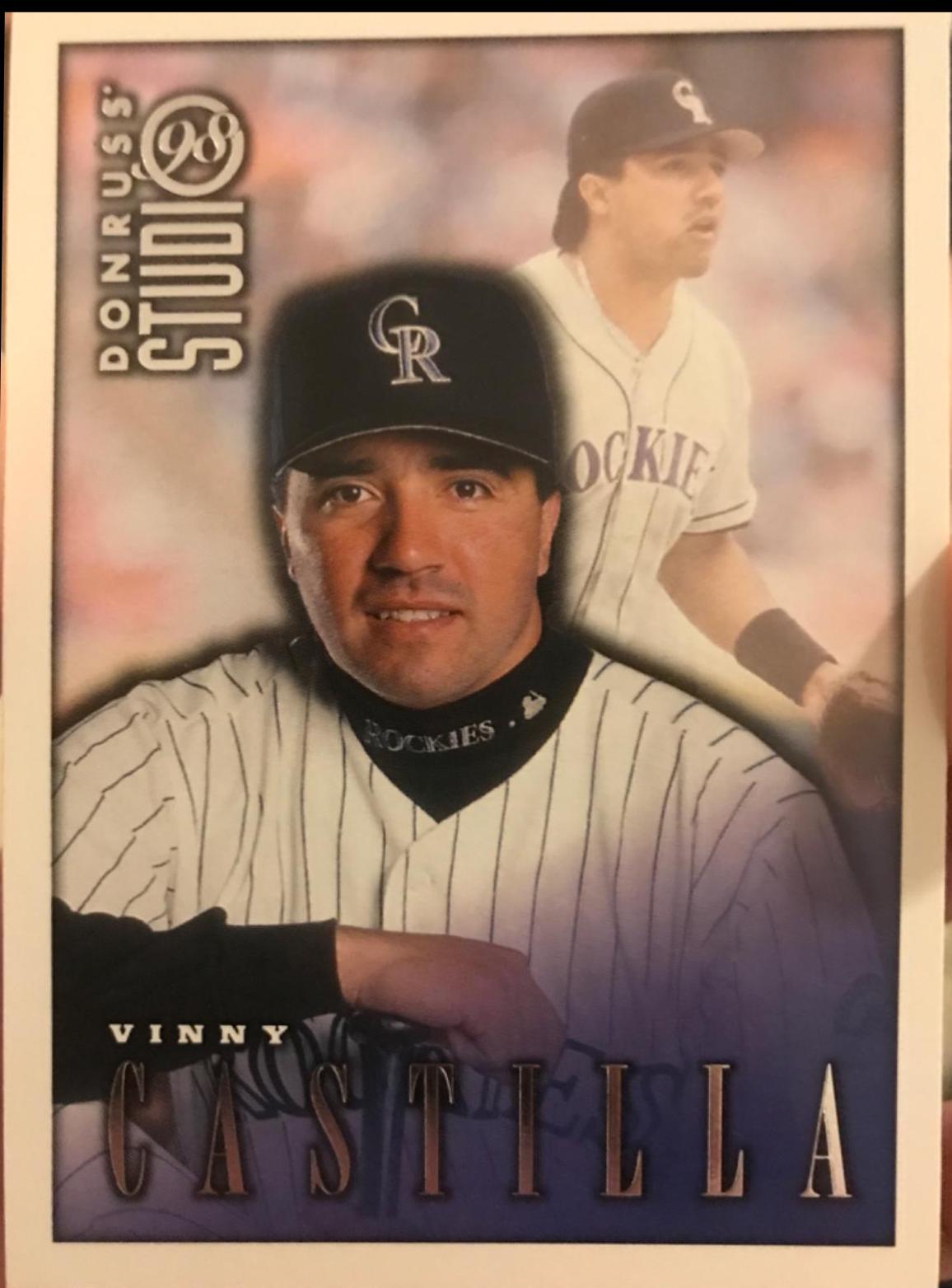 Vinny Castilla #47 Baseball Cards 1998 Studio