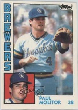 Paul Molitor #60 Baseball Cards 1984 Topps Tiffany