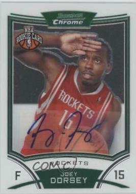 Joey Dorsey #174 2008 Bowman Chrome Basketball