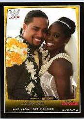 Jimmy Uso, Naomi #8 Wrestling Cards 2015 Topps WWE Road to Wrestlemania