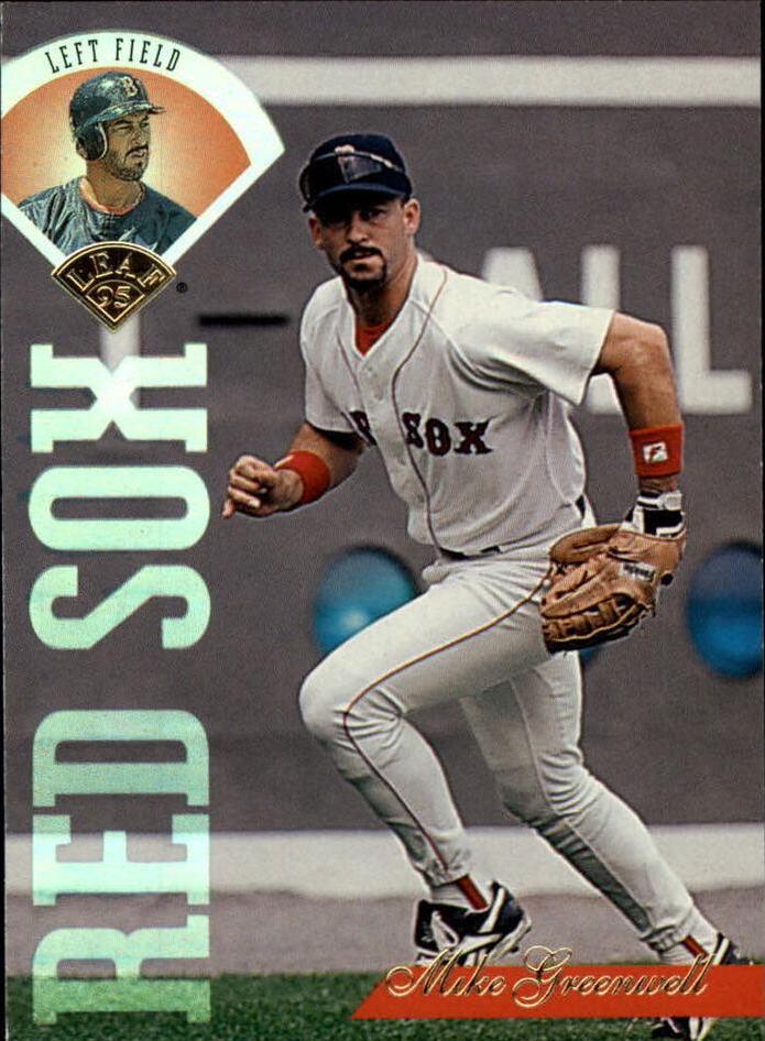 Mike Greenwell #298 Baseball Cards 1995 Leaf