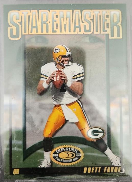 Brett Favre #3 Football Cards 2000 Panini Donruss Preferred Staremaster