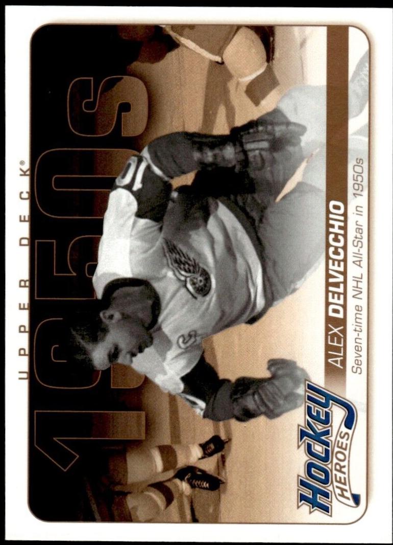 Alex Delvecchio #HH7 Hockey Cards 2011 Upper Deck Hockey Heroes