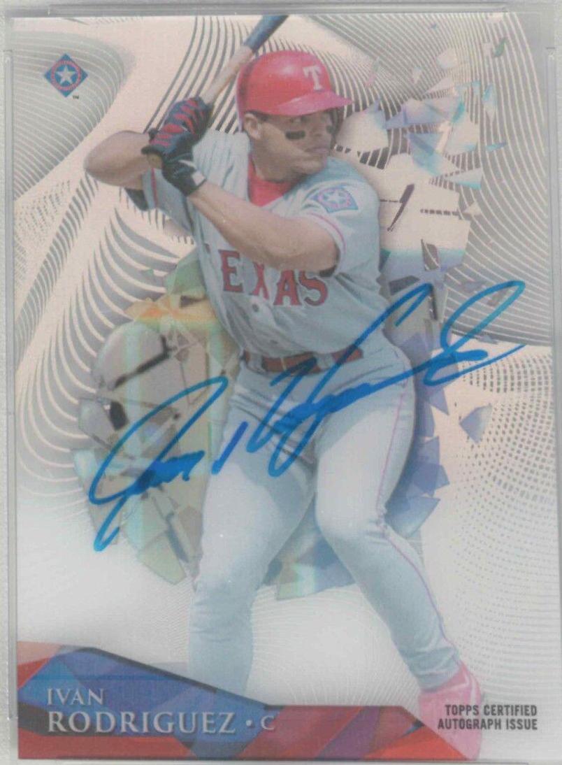 Ivan Rodriguez [Autograph Disco Diffractor] #HT-IR