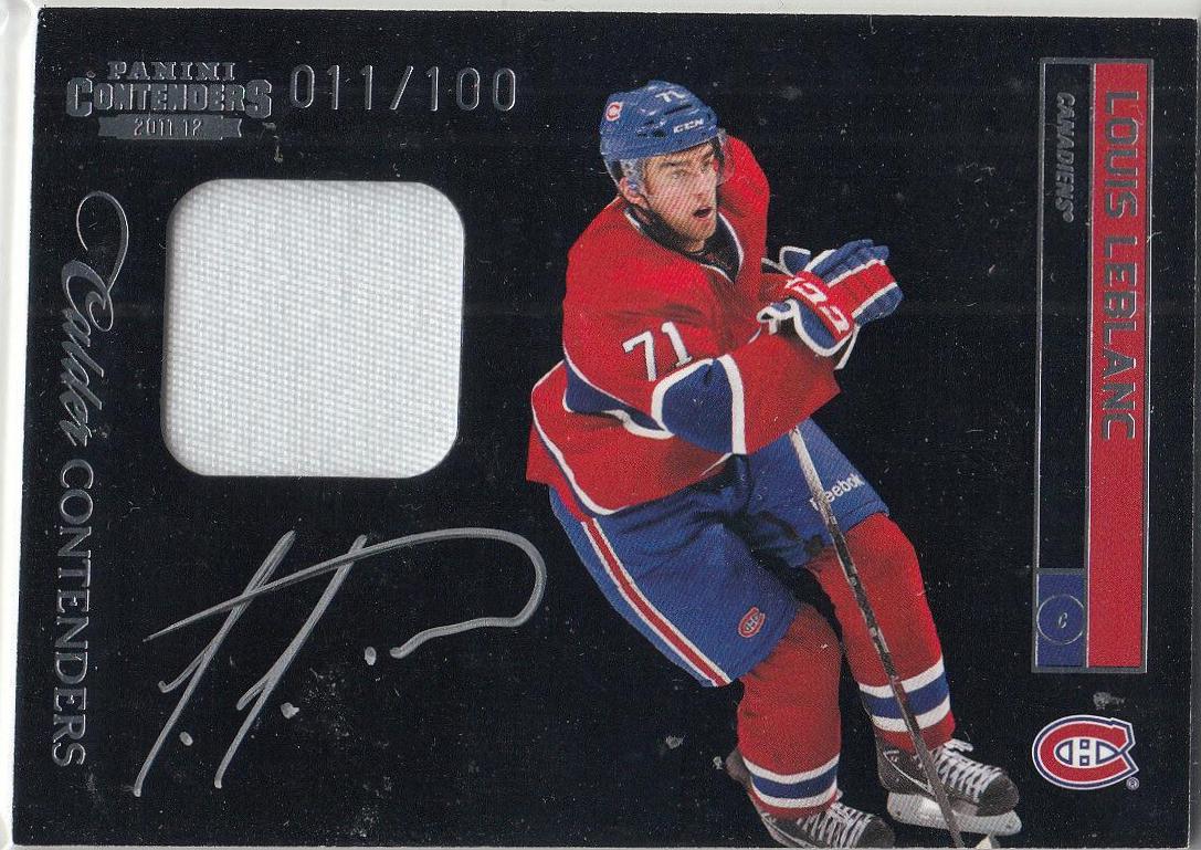 Louis Leblanc #246 2011-12 Panini Contenders Hockey