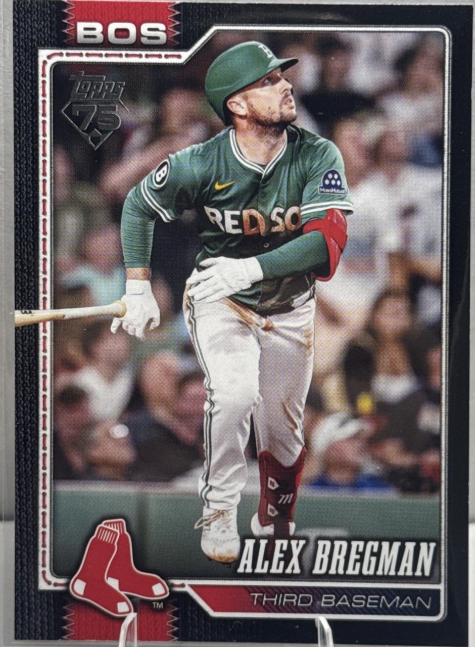 Alex Bregman [Black Border] #135 Prices | 2026 Topps | Baseball Cards
