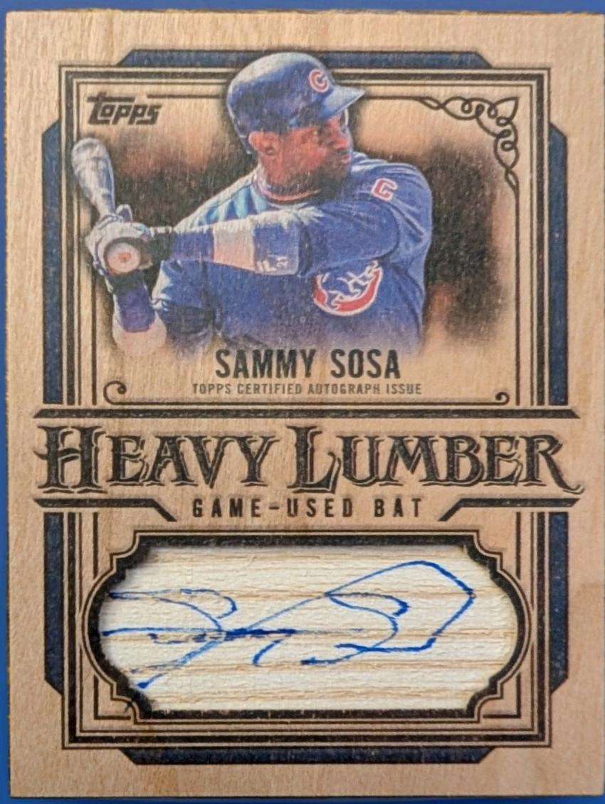 Sammy Sosa #HLAR-SS Prices | 2025 Topps Heavy Lumber Autograph