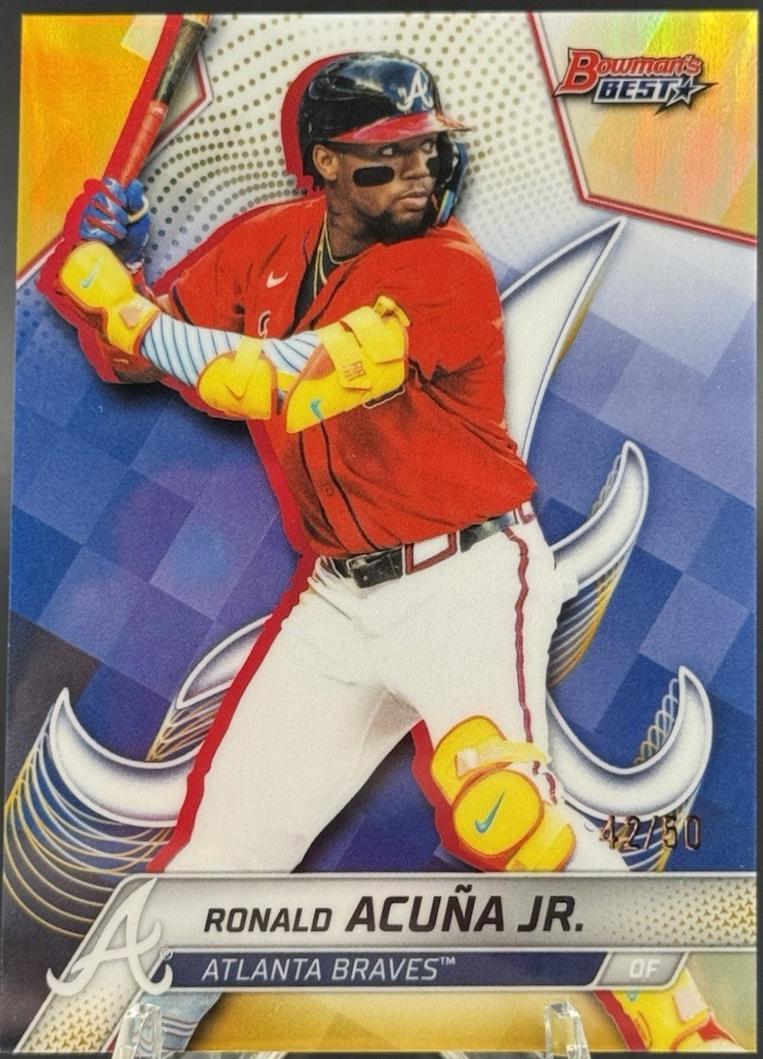 Ronald Acuna Jr. [Gold Refractor] #13