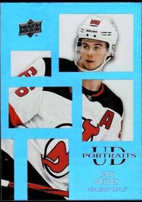 Jack Hughes #P-9 Hockey Cards 2024 Upper Deck UD Portraits