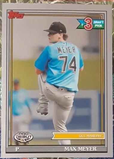 Max Meyer #PDC-152 2021 Topps Pro Debut Baseball