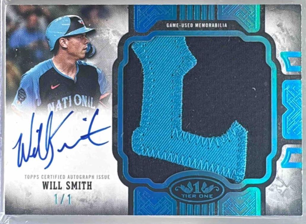 Will Smith #ASP-WS 2025 Topps Tier One All Star Jumbo Patch Autograph Baseball