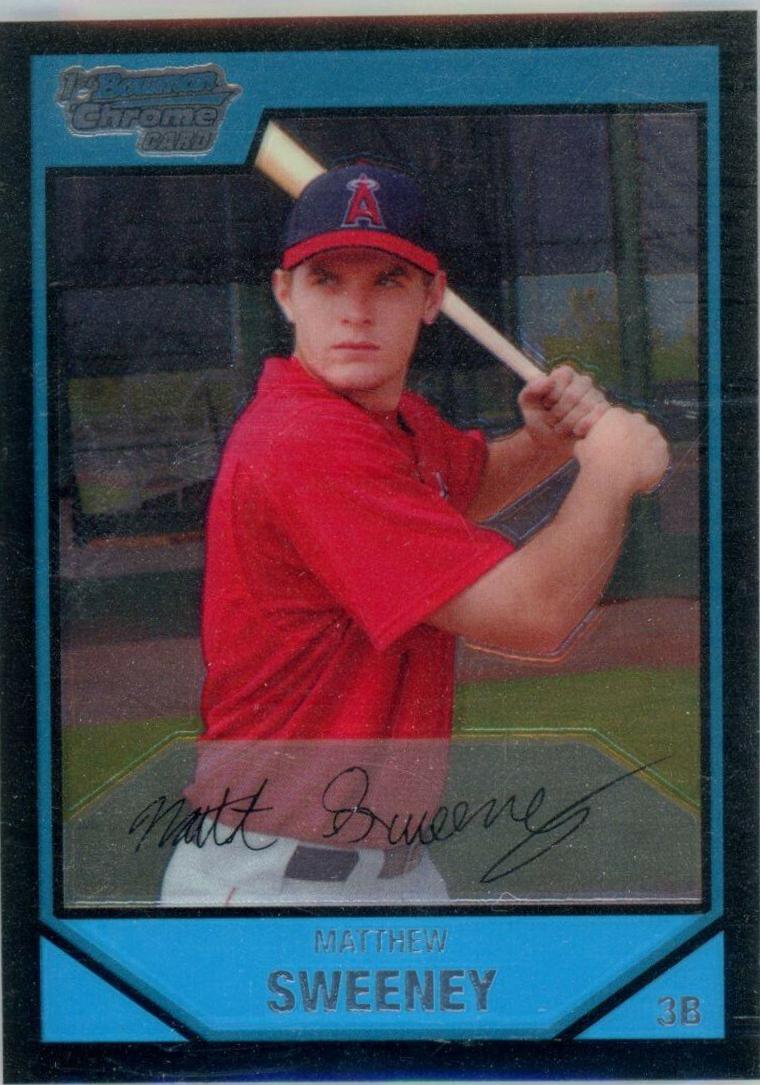 Matthew Sweeney #BC11 Baseball Cards 2007 Bowman Chrome Prospects