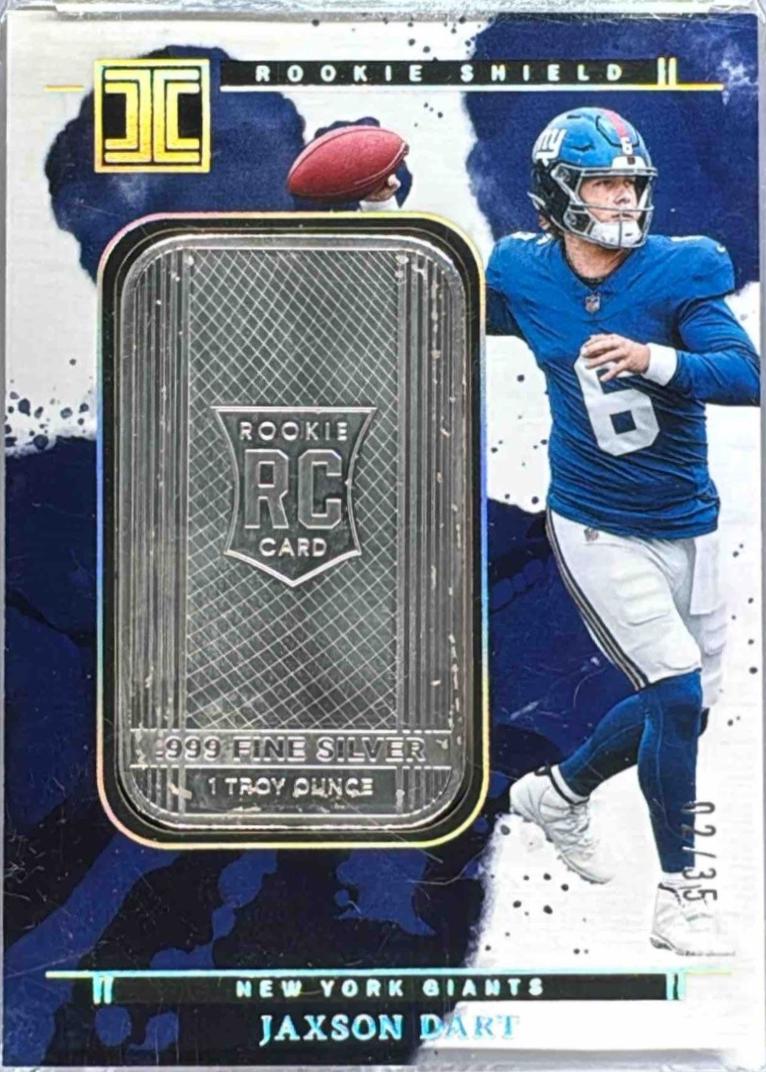 Jaxson Dart [Silver Bar] #1 Prices | 2025 Panini Impeccable Rookie