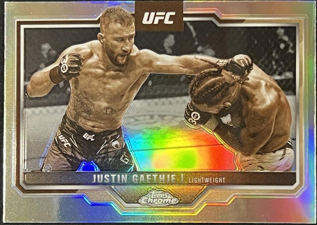Justin Gaethje [Sepia Refractor] #138 Prices | 2025 Topps Chrome UFC ...