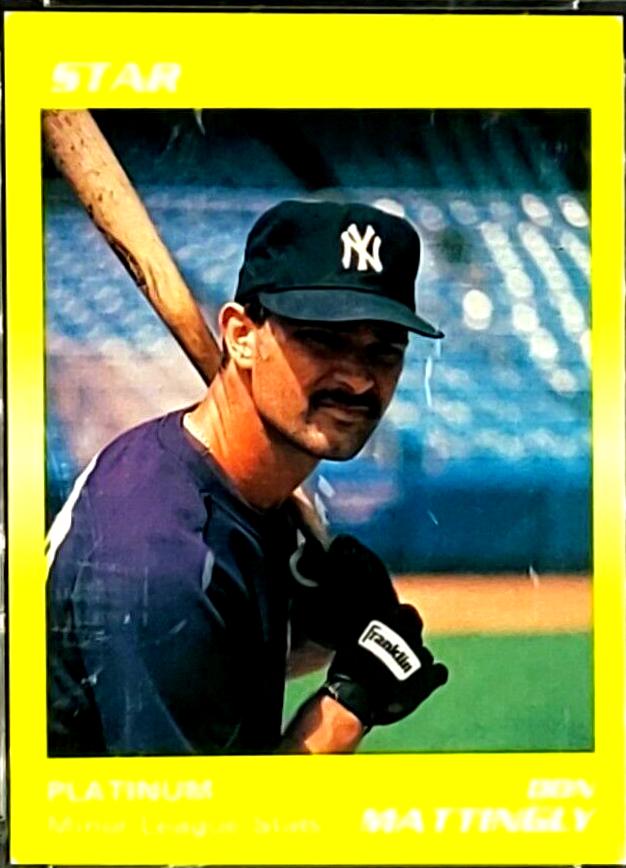 Don Mattingly #73 Baseball Cards 1990 Star Platinum Edition