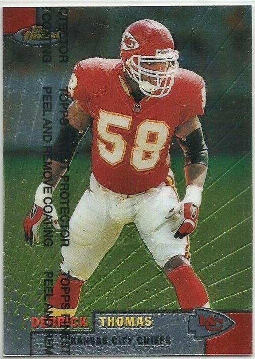 Derrick Thomas #18 1999 Topps Finest Football