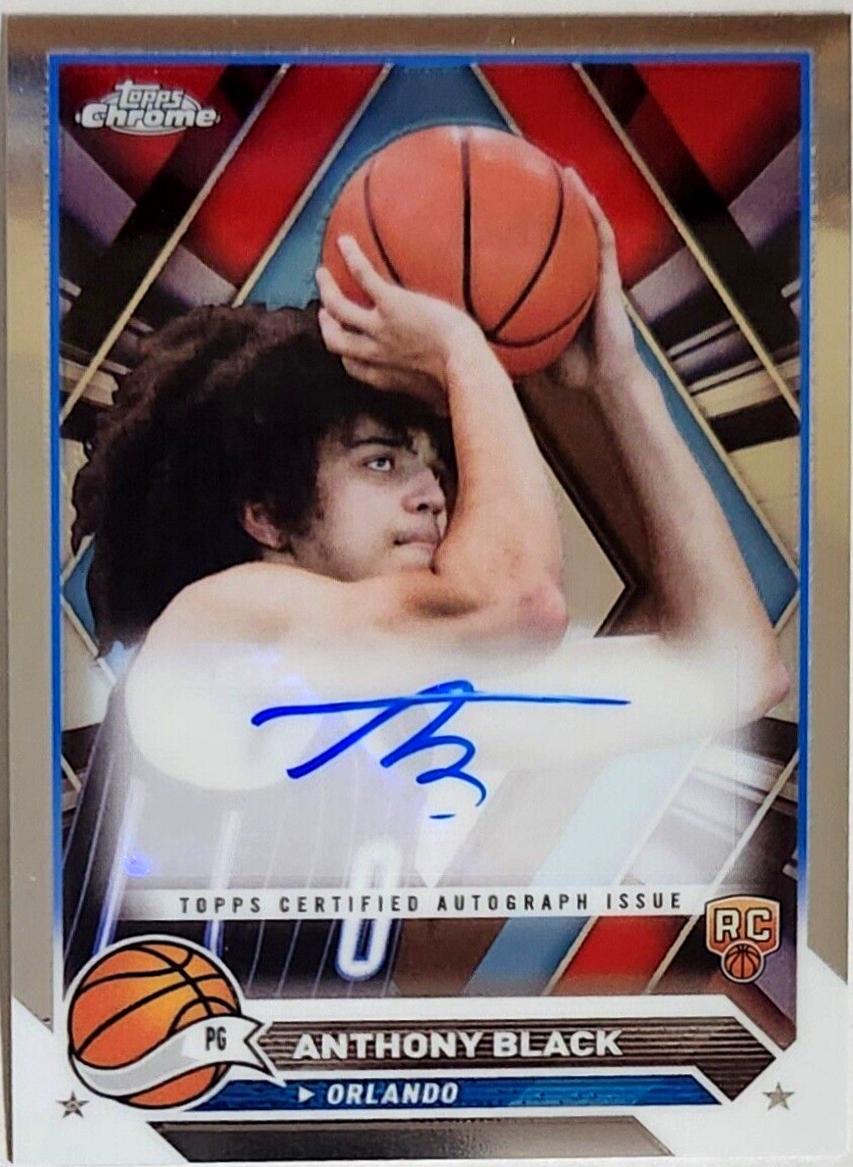 Anthony Black #CG-AB Basketball Cards 2023 Topps Chrome Autograph