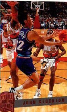 John Stockton #8 Basketball Cards 1997 Topps