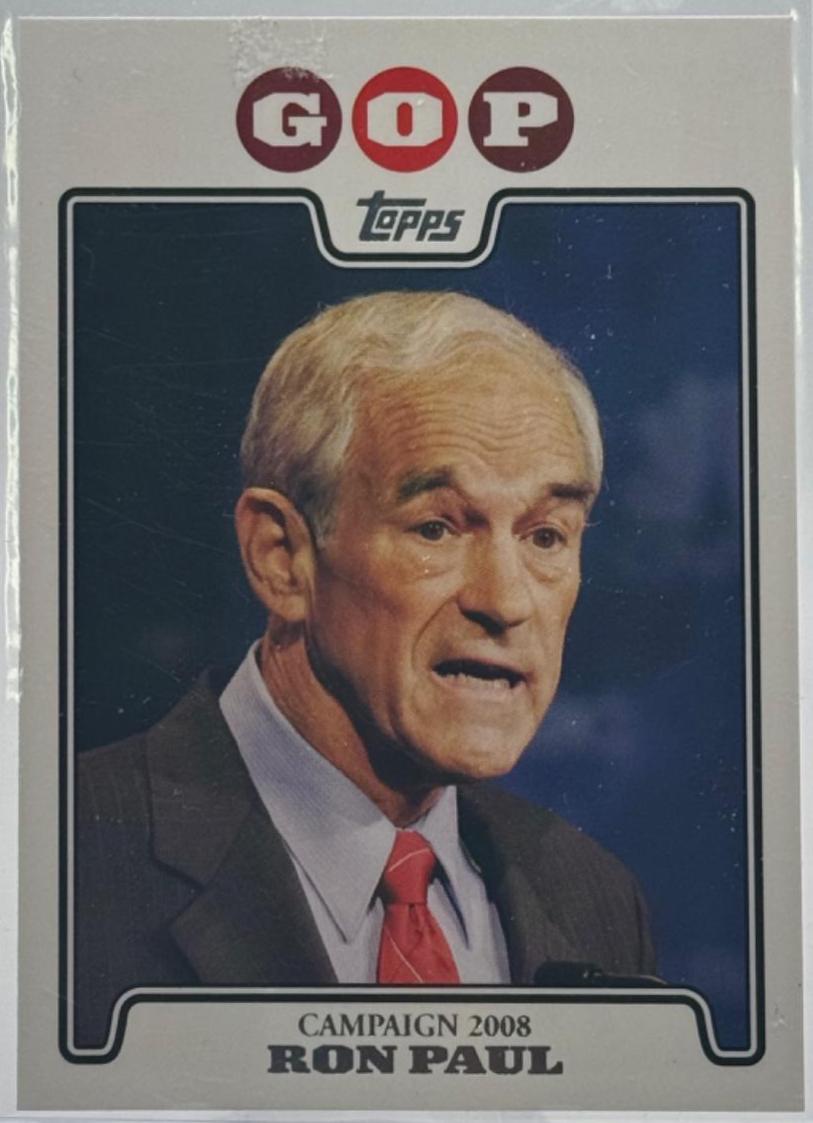 Ron Paul #C08-RP Baseball Cards 2008 Topps Campaign