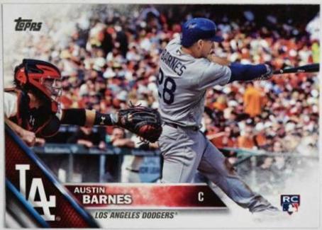Austin Barnes #US21 Baseball Cards 2016 Topps Update