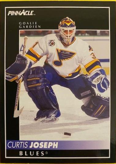 Curtis Joseph #54 Hockey Cards 1992 Pinnacle Canadian