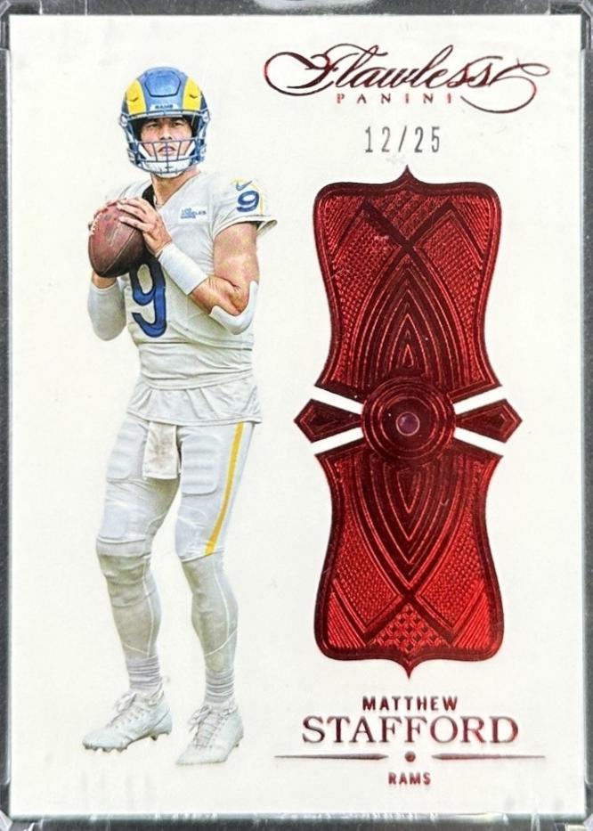 Matthew Stafford #20 2025 Panini Flawless Football Anniversary