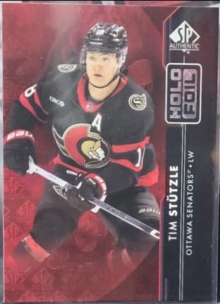 Tim Stutzle #HF-28 Hockey Cards 2023 SP Authentic Holofoil