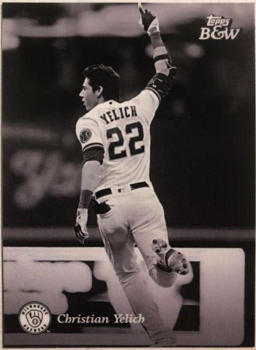 Christian Yelich #57 2023 Topps Black & White Baseball