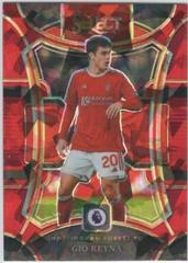 Gio Reyna [Red Ice] #180 Soccer Cards 2023 Panini Select Premier League Prices
