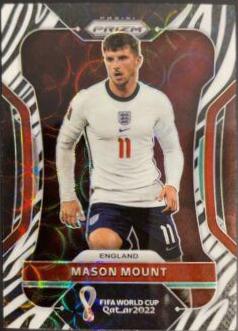Mason Mount [Choice Zebra] #92 Prices | 2022 Panini Prizm World