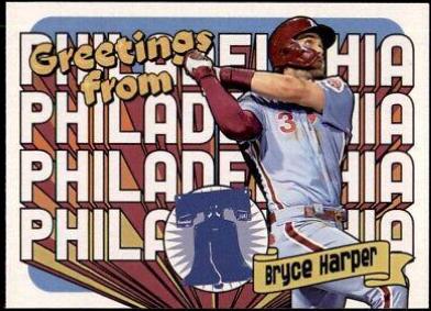 Bryce Harper #PC-3 Baseball Cards 2022 Topps Archives Postcards