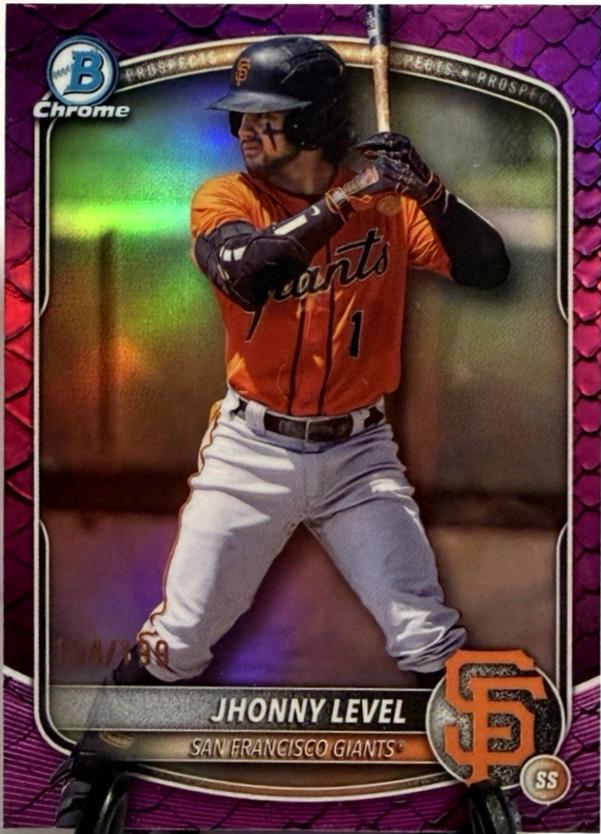 Jhonny Level [Fuchsia Reptilian Refractor] #BDC-55