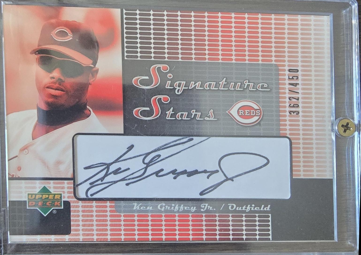 Ken Griffey Jr. #SS-KG 2004 Upper Deck Baseball Signature Stars