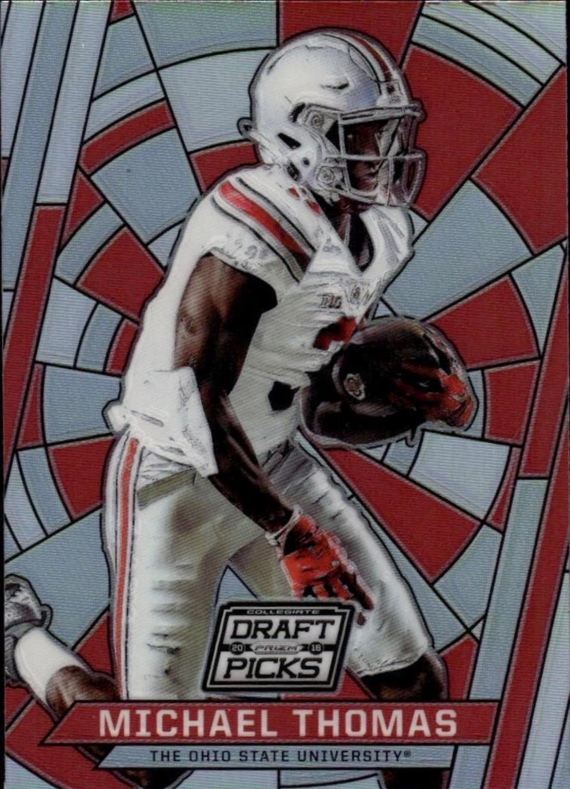 Michael Thomas #94 2016 Panini Prizm Draft Picks Stained Glass Football
