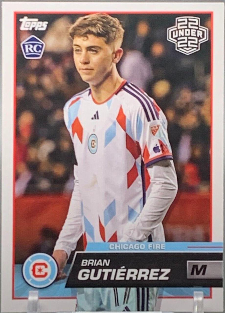 Brian Gutierrez #15 Soccer Cards 2023 Topps MLS