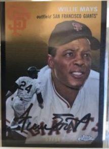 Willie Mays [Black Refractor] #475